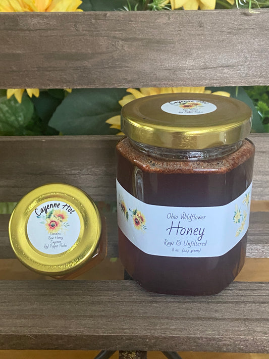 Cayenne Hot Honey - 8 oz.