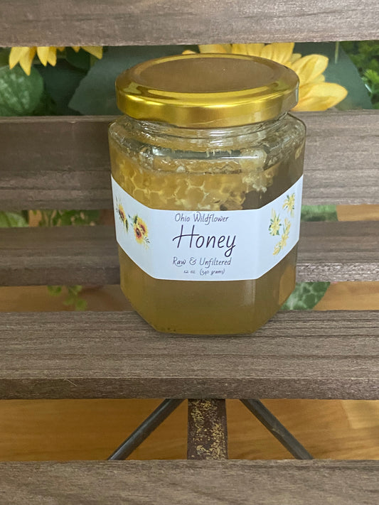 Ohio Honey with Honeycomb - 8 oz.